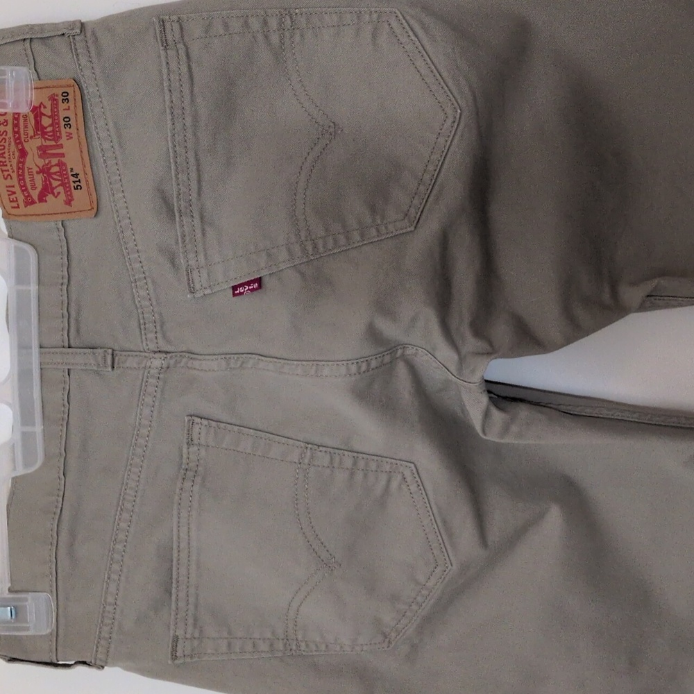 Levi's EUC 514 Khaki Colored Men's Classic Jeans Size 30x30 - Picture 6 of 6